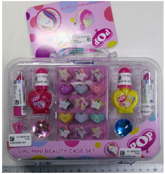 Alerta sanitària sobre productes cosmètics: Pop Girls Mini Beauty Case Set